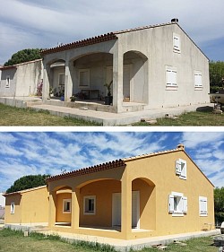 Après remise en peinture