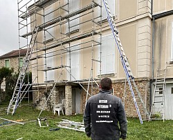 Montage échafaudage
